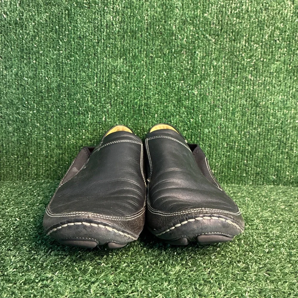 Cole Haan Air G Series Leather Slip On Loafer Casual Driving Shoe Black Men 10.5